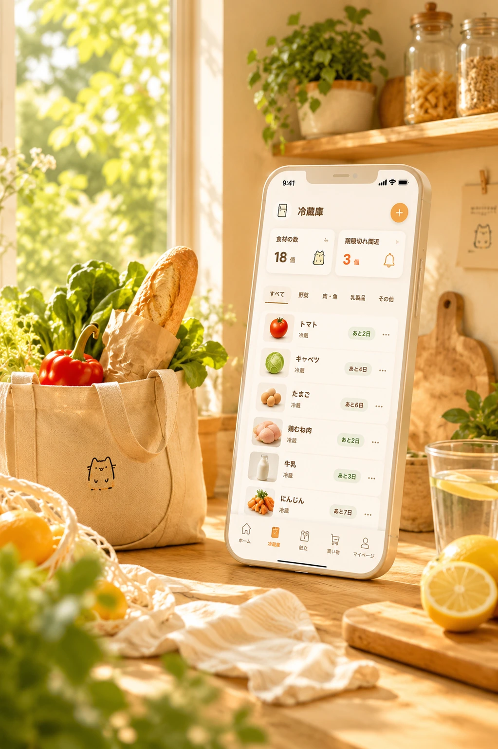 AI recipe suggestion visual